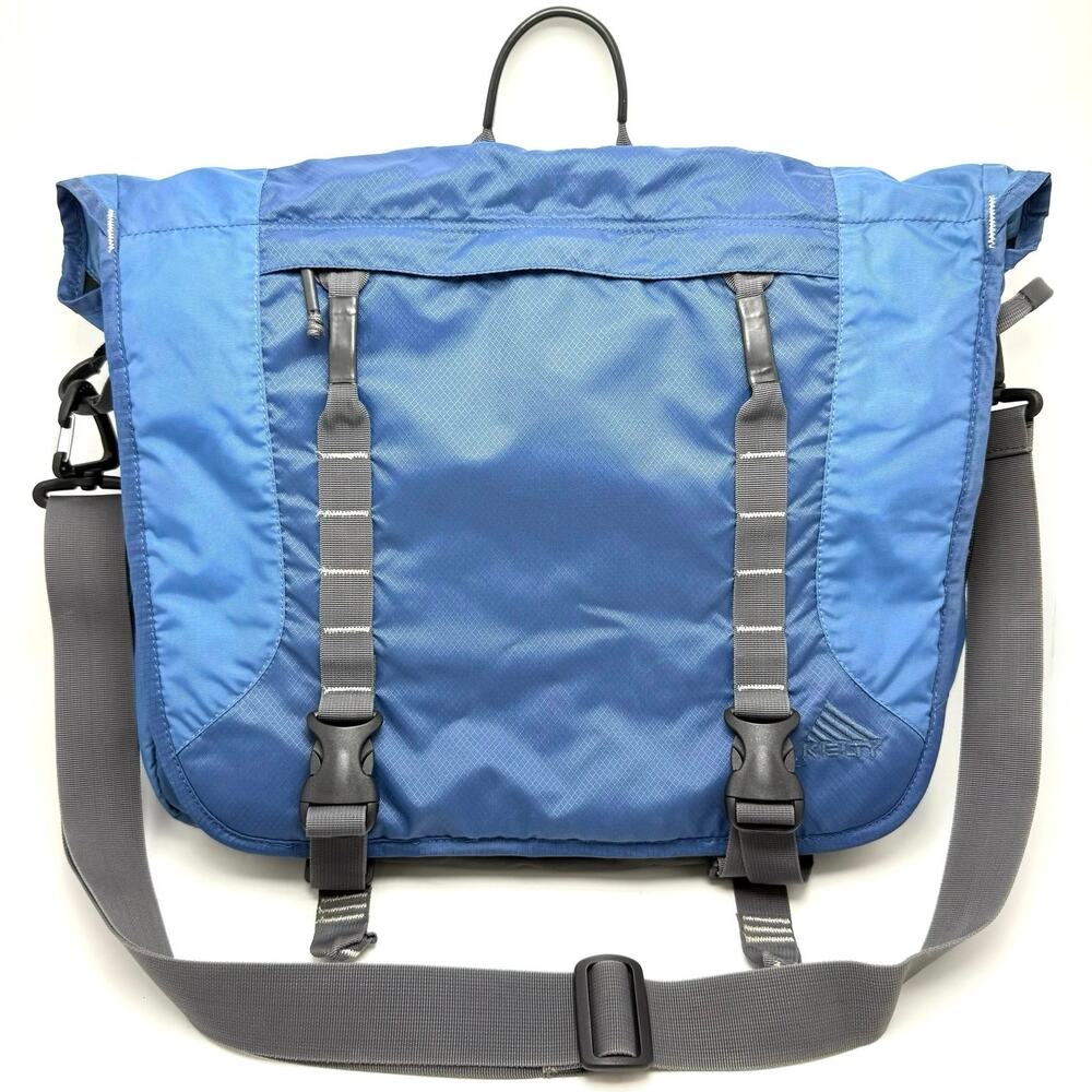 Kelty Treble Crossbody Messenger Bag Expandable Travel Organizer Blue Outdoor